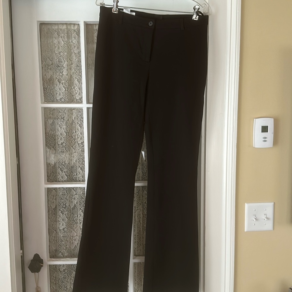 H&M black straight cut pants. Size 10